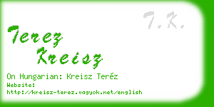 terez kreisz business card